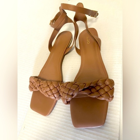 Aldo tan gladiator braided sandals size 11 - Picture 1 of 6